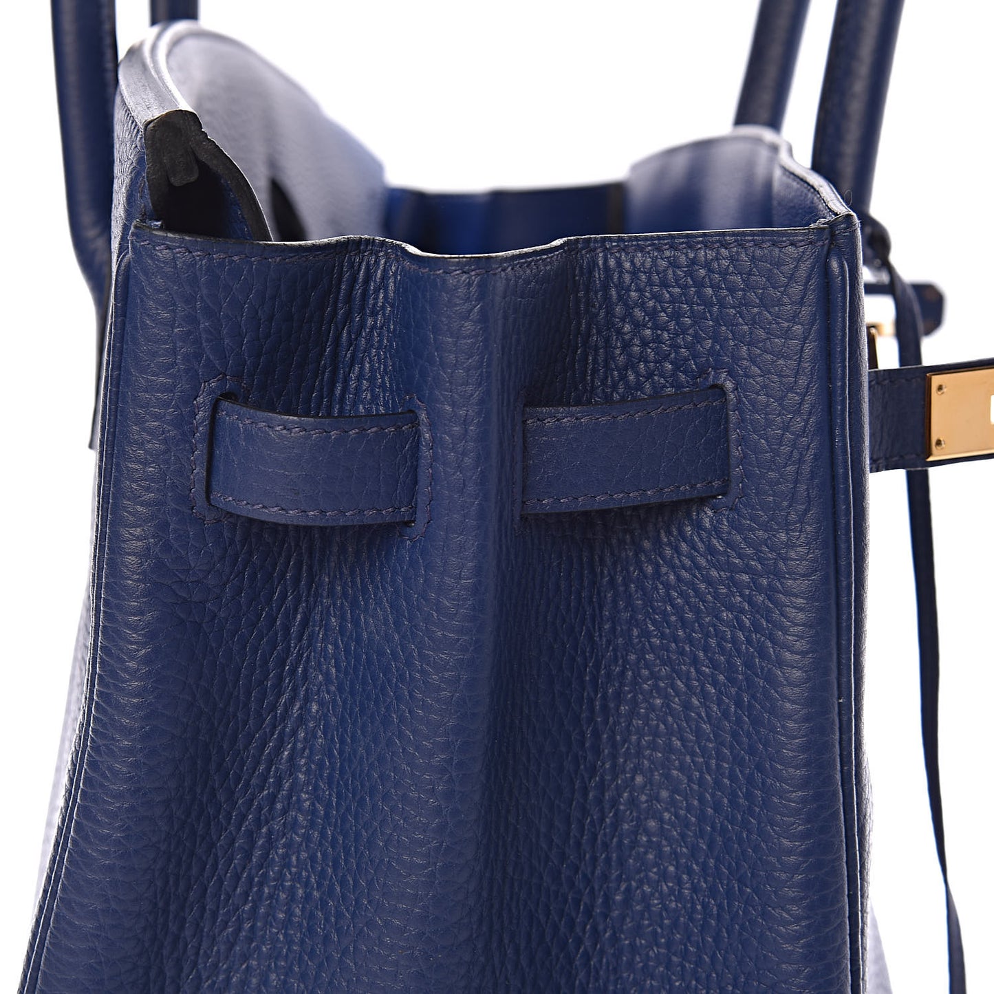 Taurillon Clemence Birkin 35 Bleu Saphir