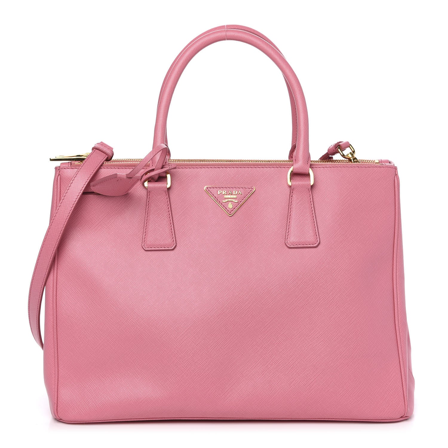 Prada Saffiano Medium Galleria Double Zip Tote Geranio 1 of 13