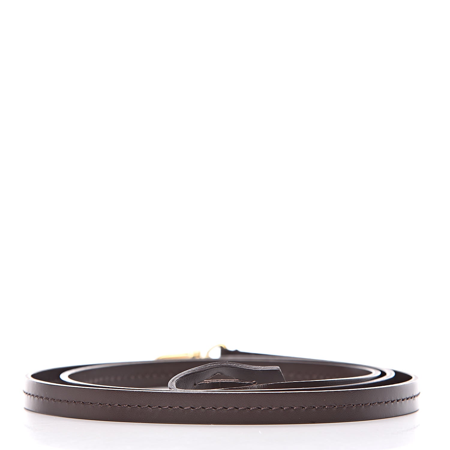 Louis Vuitton Calfskin 12mm Favorite Long Strap Brown 2 of 3