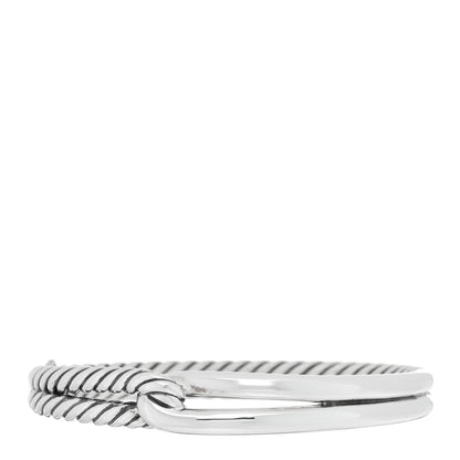 David Yurman Sterling Silver 10mm Single Loop Labyrinth Bracelet 1 of 4