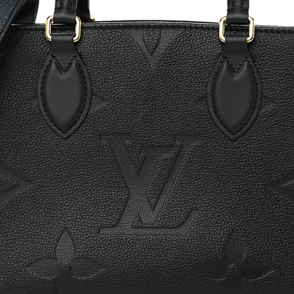 Louis Vuitton Empreinte Monogram Giant Onthego PM Black 7 of 9