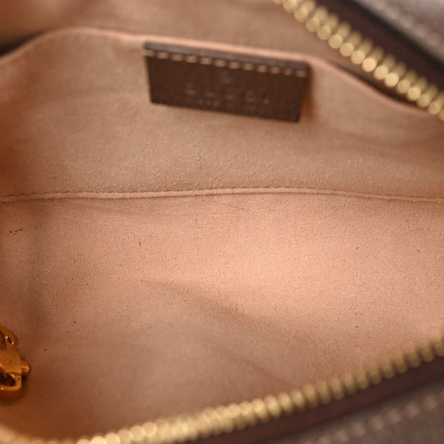 GG Supreme Monogram Web Mini Ophidia Shoulder Bag Brown