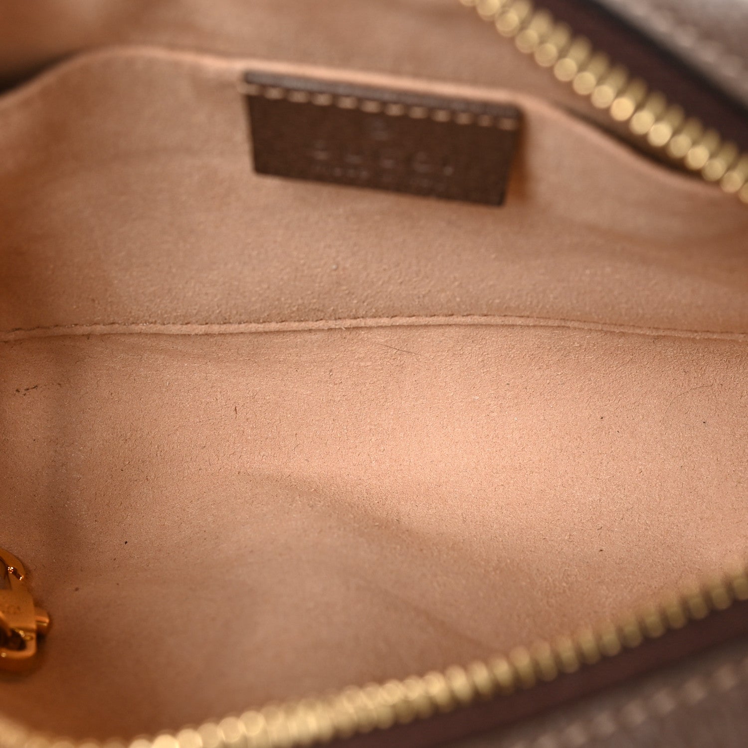 Gucci GG Supreme Monogram Web Mini Ophidia Shoulder Bag Brown 6 of 10