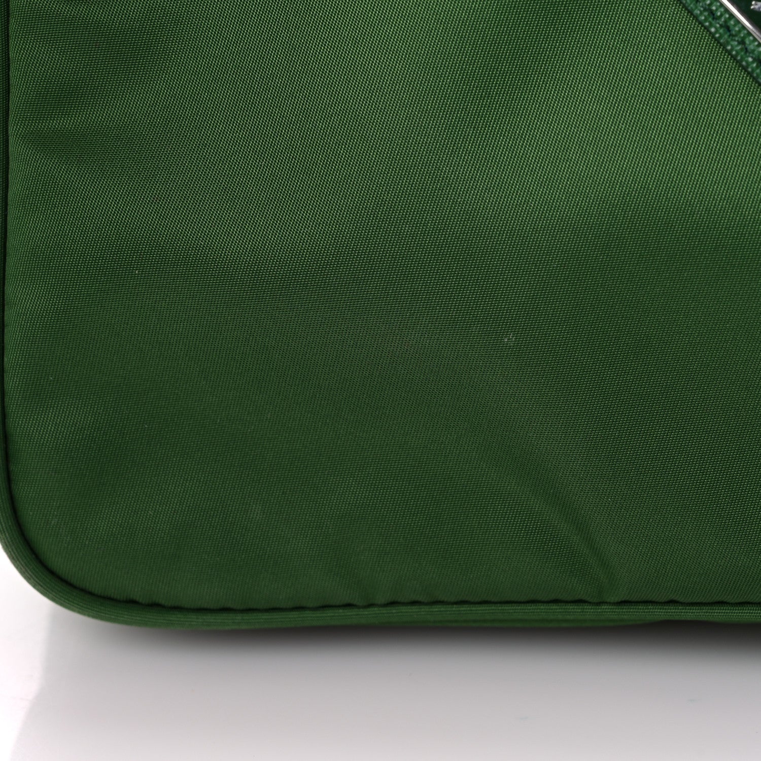 Prada Tessuto Nylon Mini Re-Edition 2000 Bag Emerald Green 12 of 14