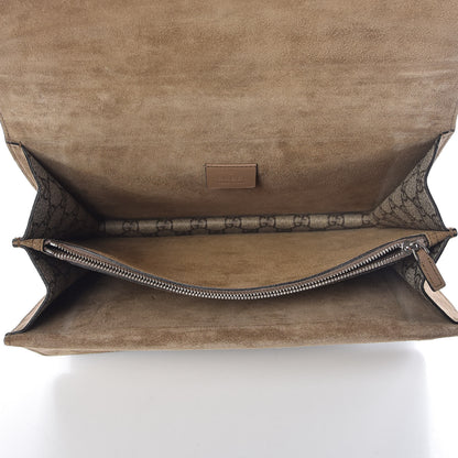Gucci GG Supreme Monogram Medium Dionysus Shoulder Bag Taupe 5 of 9
