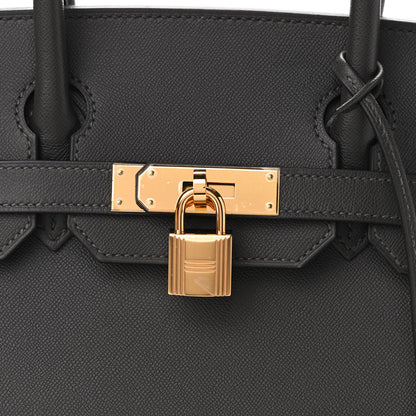 Hermes Grained Monsieur Birkin Sellier 30 Graphite 8 of 10