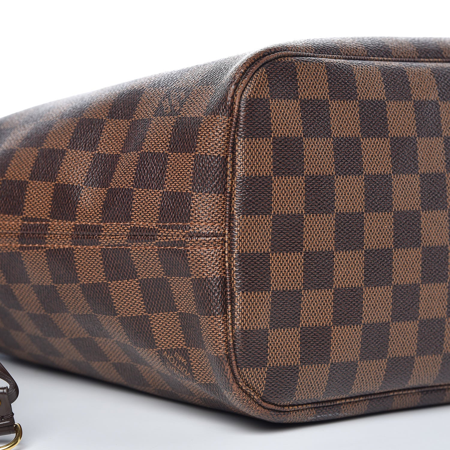Louis Vuitton Damier Ebene Neo Neverfull MM Rose Ballerine 5 of 16