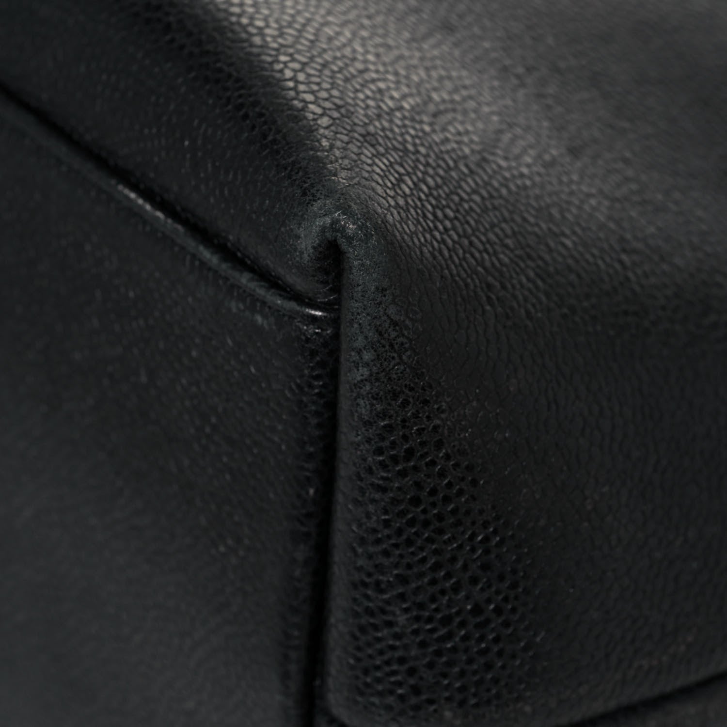 Chanel Caviar Large CC Shoulder Bag Black 11 of 18