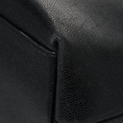 Chanel Caviar Large CC Shoulder Bag Black 11 of 18