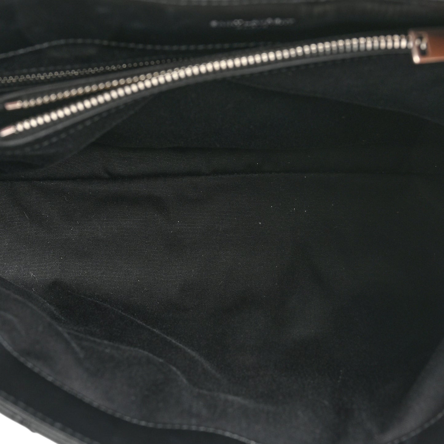 Calfskin Y Quilted Monogram Medium Loulou Chain Satchel Black