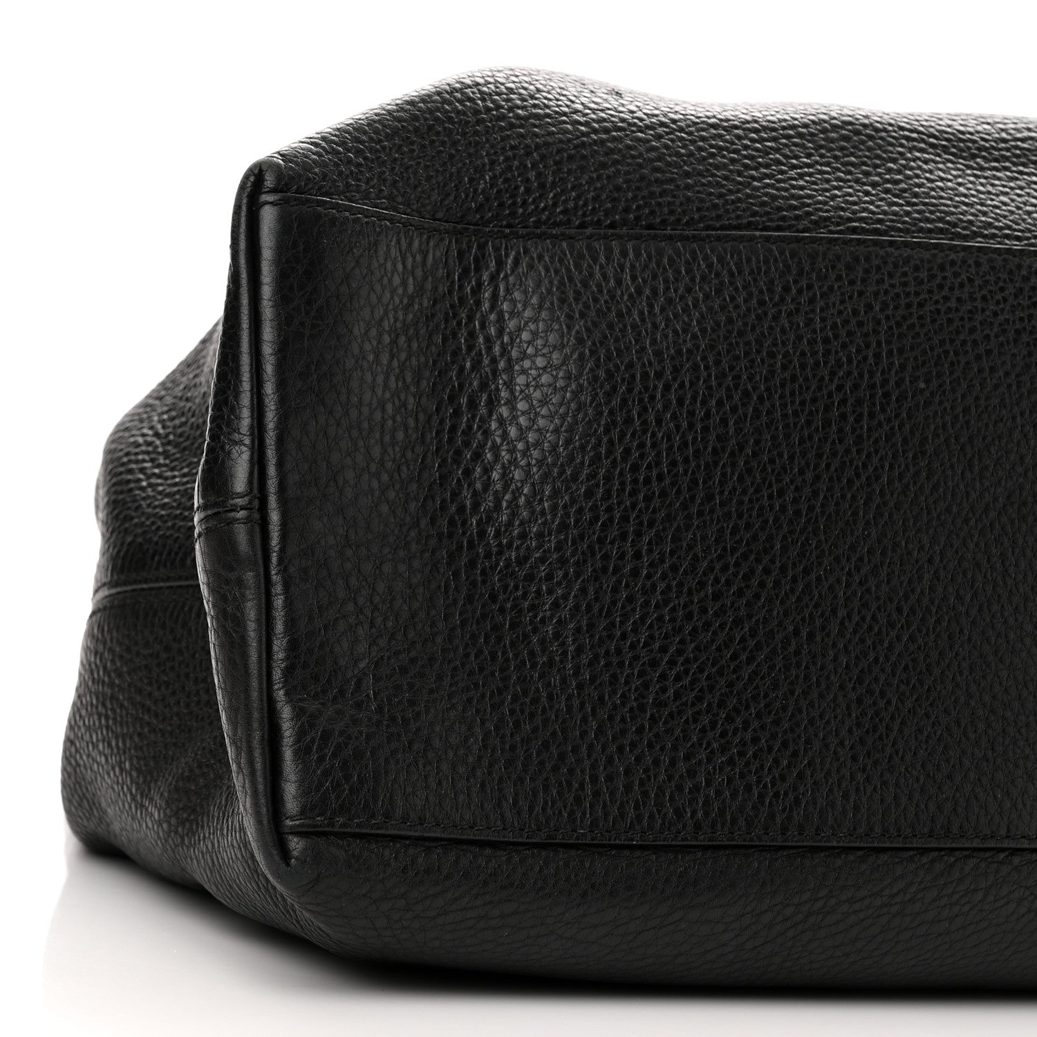 Gucci Pebbled Calfskin Large Soho Chain Shoulder Bag Black 9 of 11