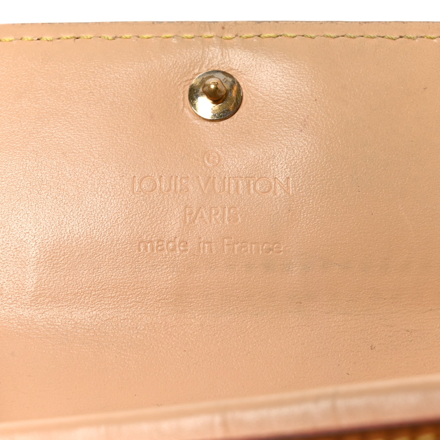 Louis Vuitton Monogram Multicolor Porte-Monnaie Plat Coin Purse White 6 of 6
