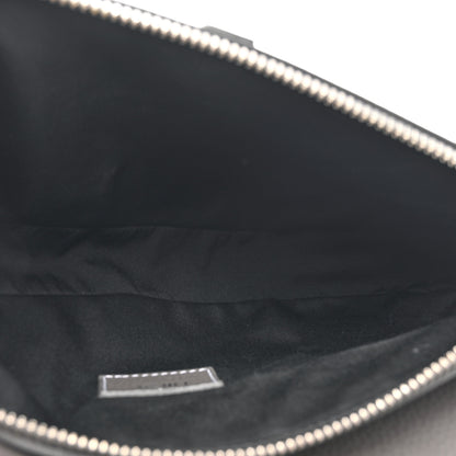 Christian Dior Grained Calfskin Kim Jones Saddle Bag Grey 5 of 14