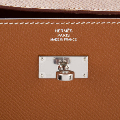 Hermes Epsom Kelly Longue Wallet Gold 7 of 15