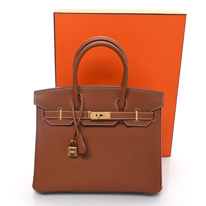 Hermes Togo Birkin 30 Gold 12 of 12