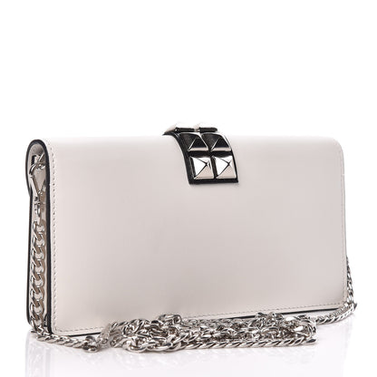 Prada City Calfskin Studded Mini Elektra Crossbody Bag White 3 of 10
