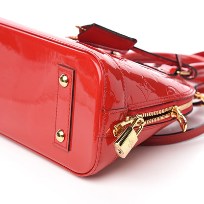 Louis Vuitton Vernis Alma BB Cherry 8 of 9