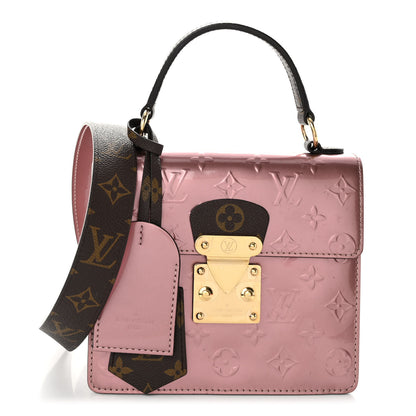 Louis Vuitton Louis Vuitton Vernis Monogram Spring Street Rose Pale Metallise Rose Ballerine 1 of 11