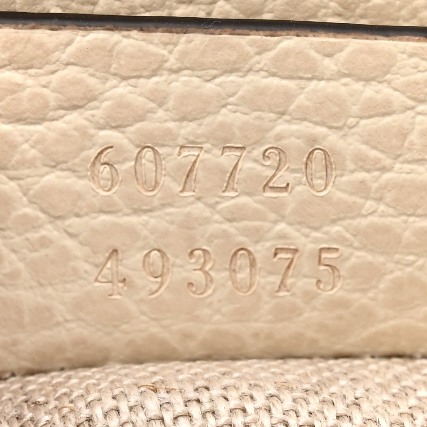 Dollar Calfskin Interlocking G Crossbody Bag Mystic White