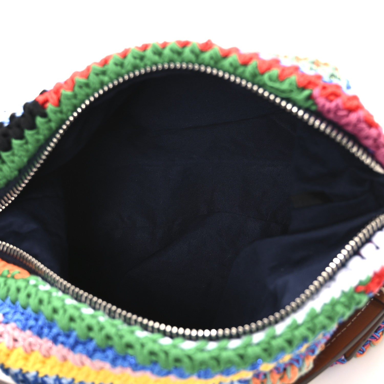 Miu Miu Fabric Crochet Pouch Multicolor 5 of 10