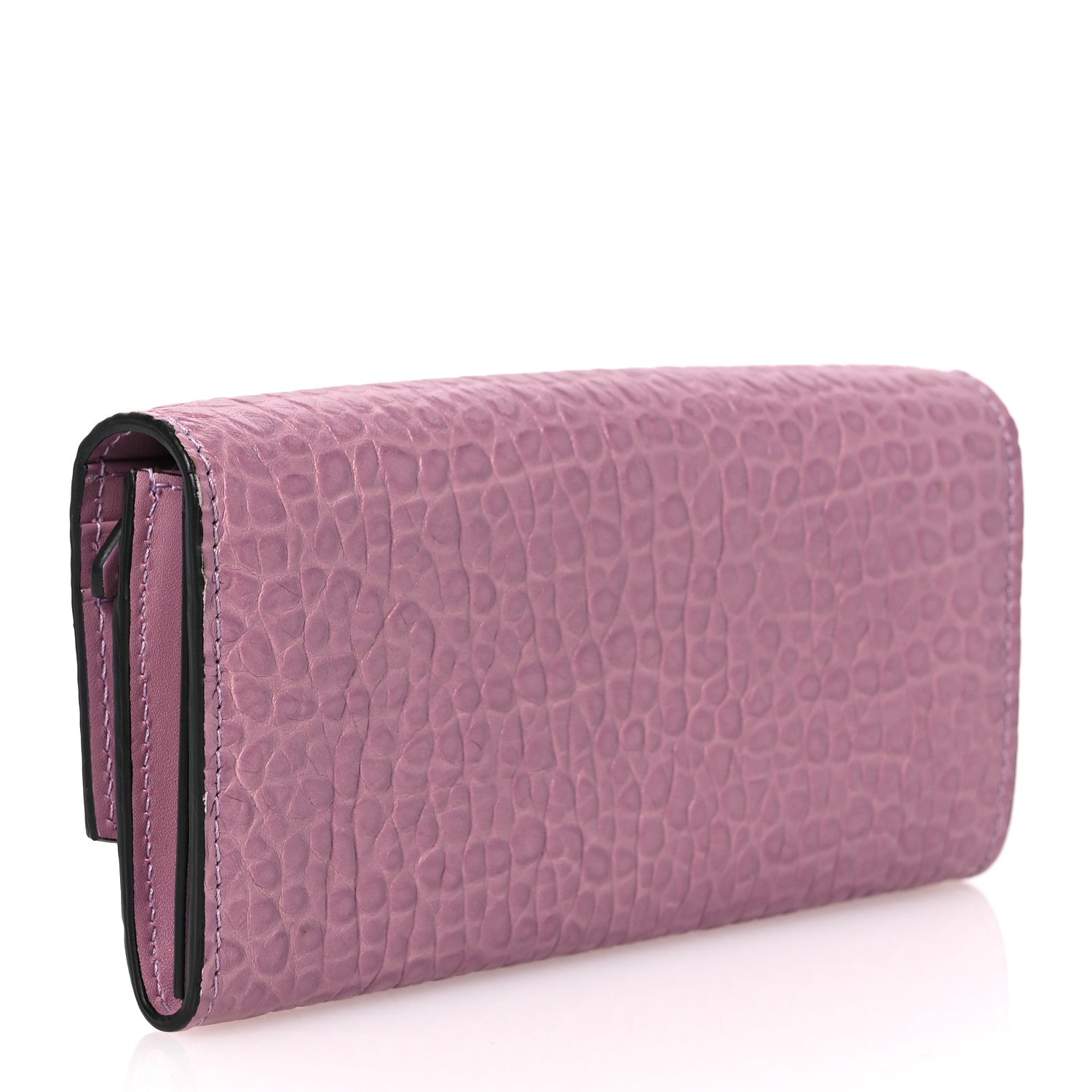 Burberry Signature Grain Porter Continental Wallet Pink Heather 3 of 16