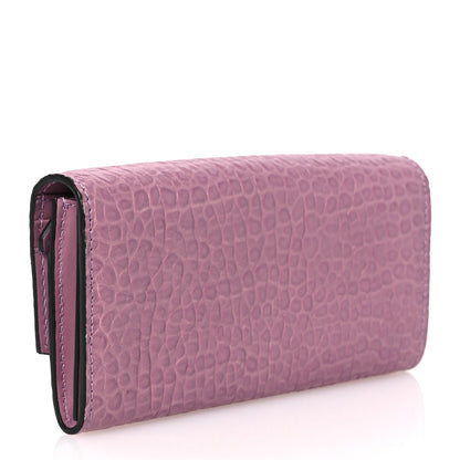Burberry Signature Grain Porter Continental Wallet Pink Heather 3 of 16