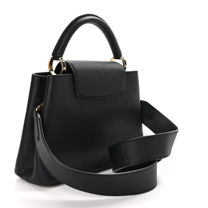 Louis Vuitton Taurillon Enamel Chain Capucines BB Black Multicolor 2 of 9