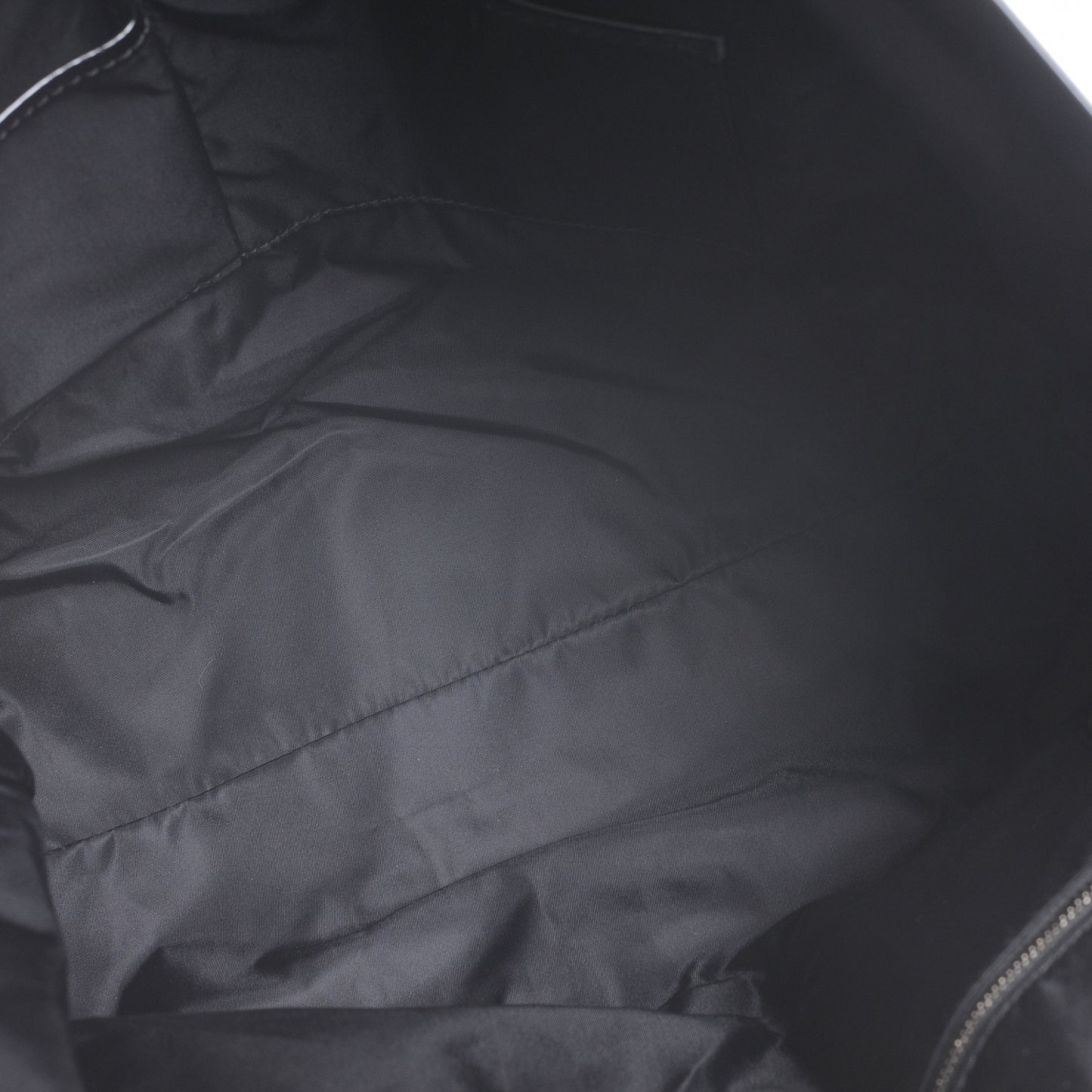 Patent Trim Smoked Check Tote Black