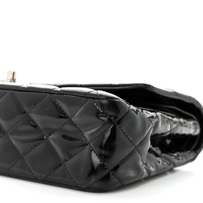 Chanel Patent Quilted Medium Double Flap Black 10 of 12