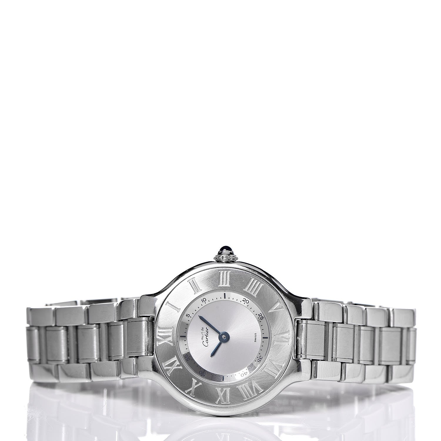 Cartier Stainless Steel 28mm Must De 21 Quartz Watch 3 of 7