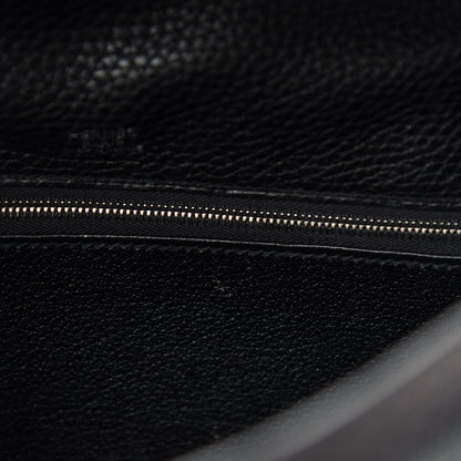 Hermes Taurillon Clemence Swift Ghillies Kelly 32 Black 10 of 14