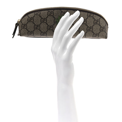 Gucci GG Supreme Monogram Cauliflower Pencil Case Beige Ebony 4 of 16