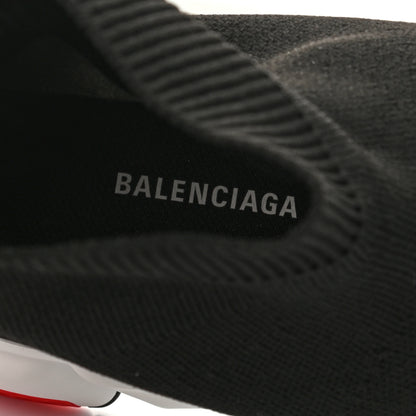 Balenciaga Neoprene Knit Womens Speed Sneakers 36 Black White Red 7 of 8