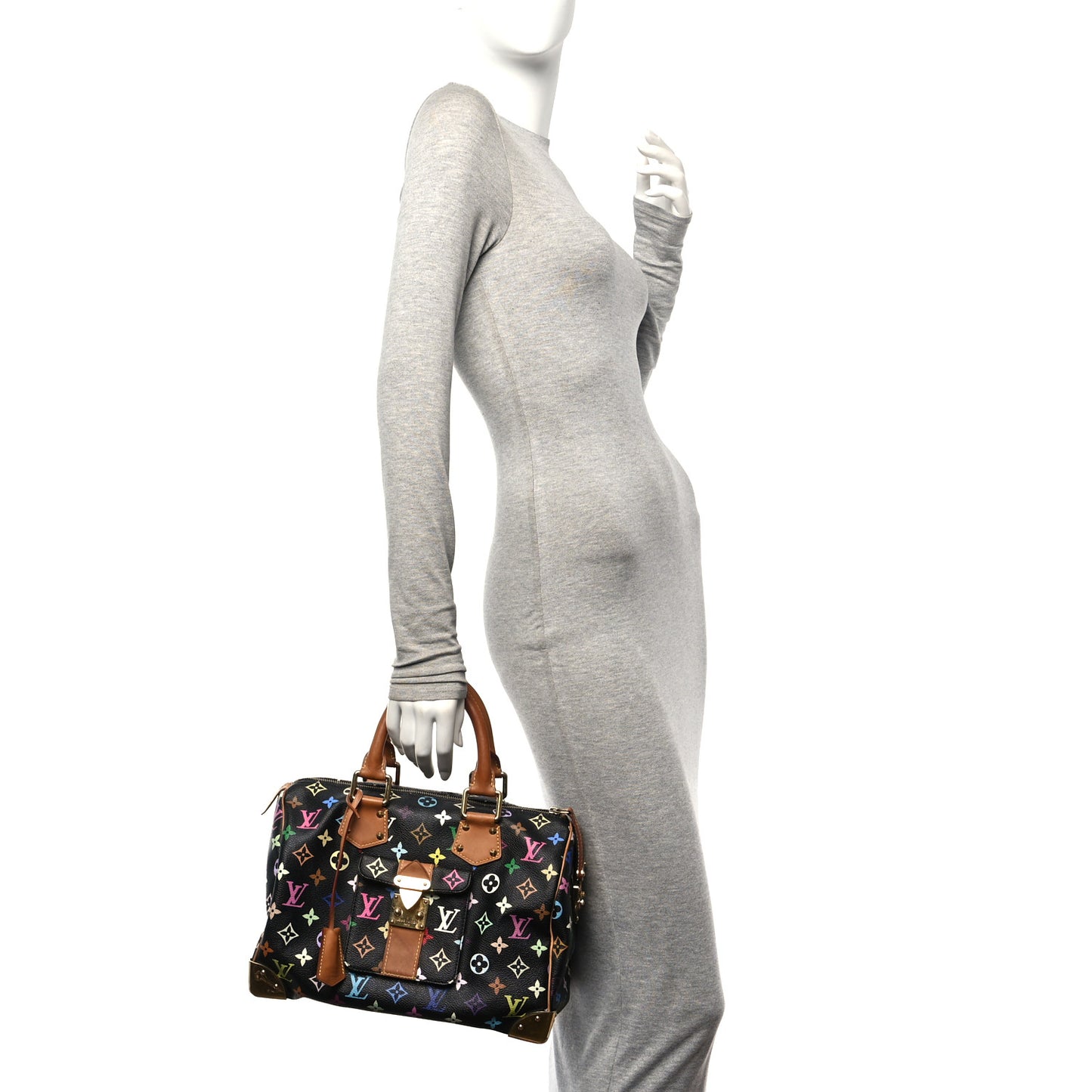 Monogram Multicolor Speedy 30 Black