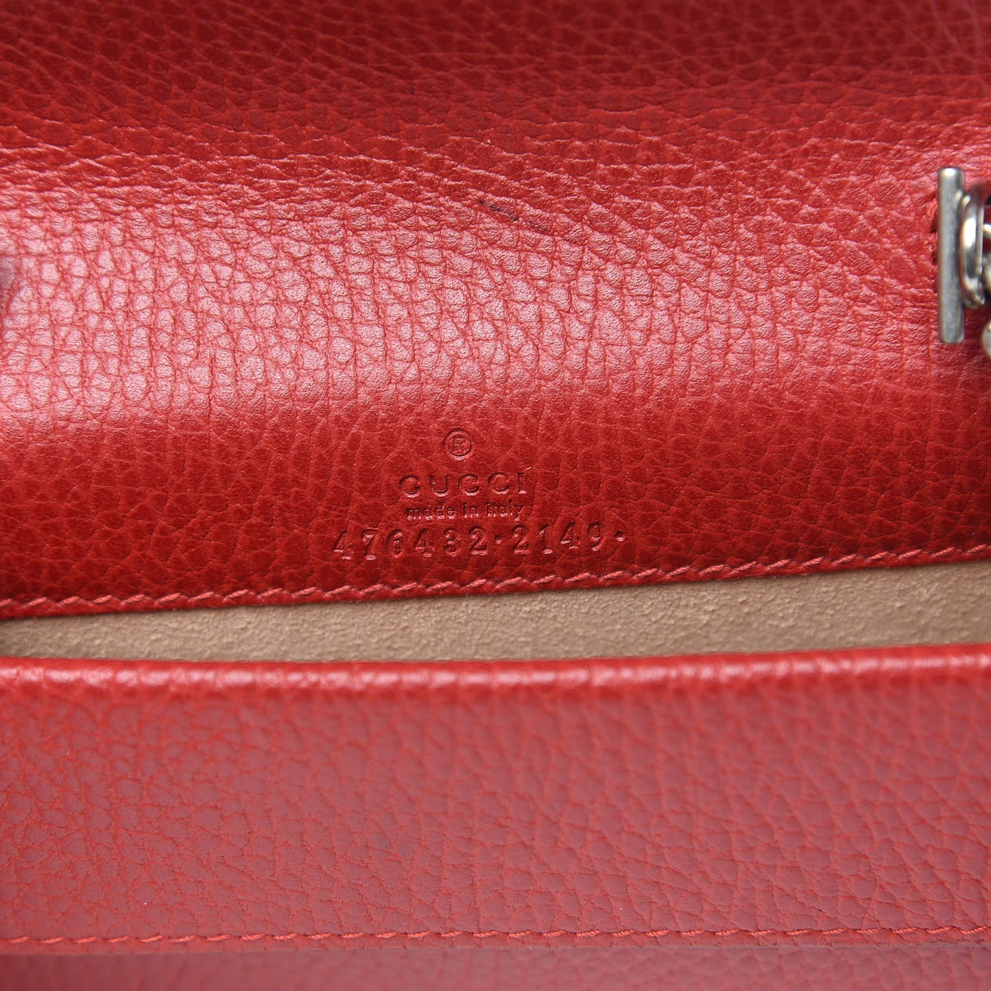 Calfskin Super Mini Dionysus Shoulder Bag Hibiscus Red