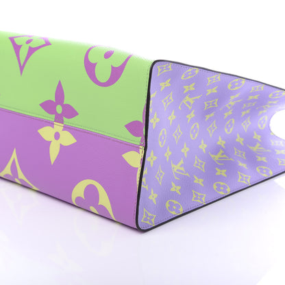 Louis Vuitton Monogram Giant Onthego GM Pink Lilac 6 of 9