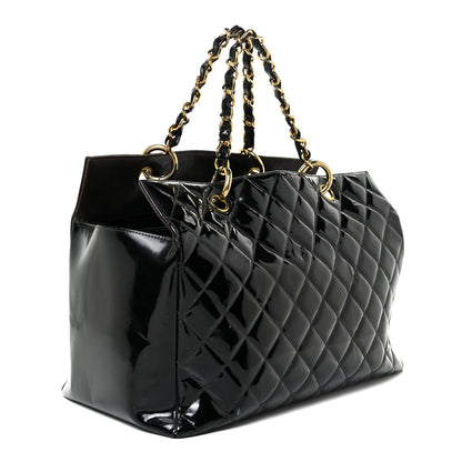 Chanel Patent Quilted Timeless CC Tote Black 2 of 27