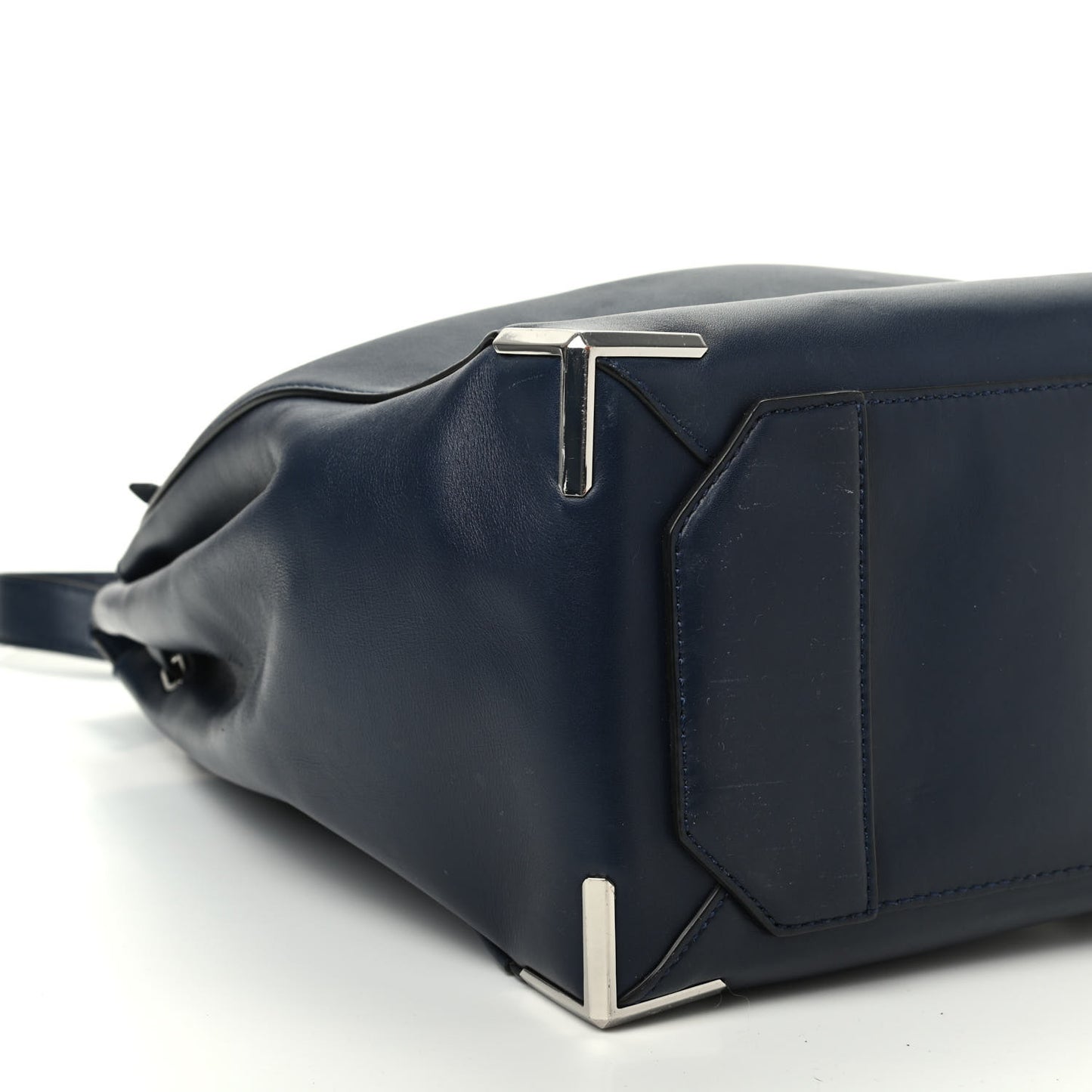 Calfskin Prisma Skeletal Backpack Blue