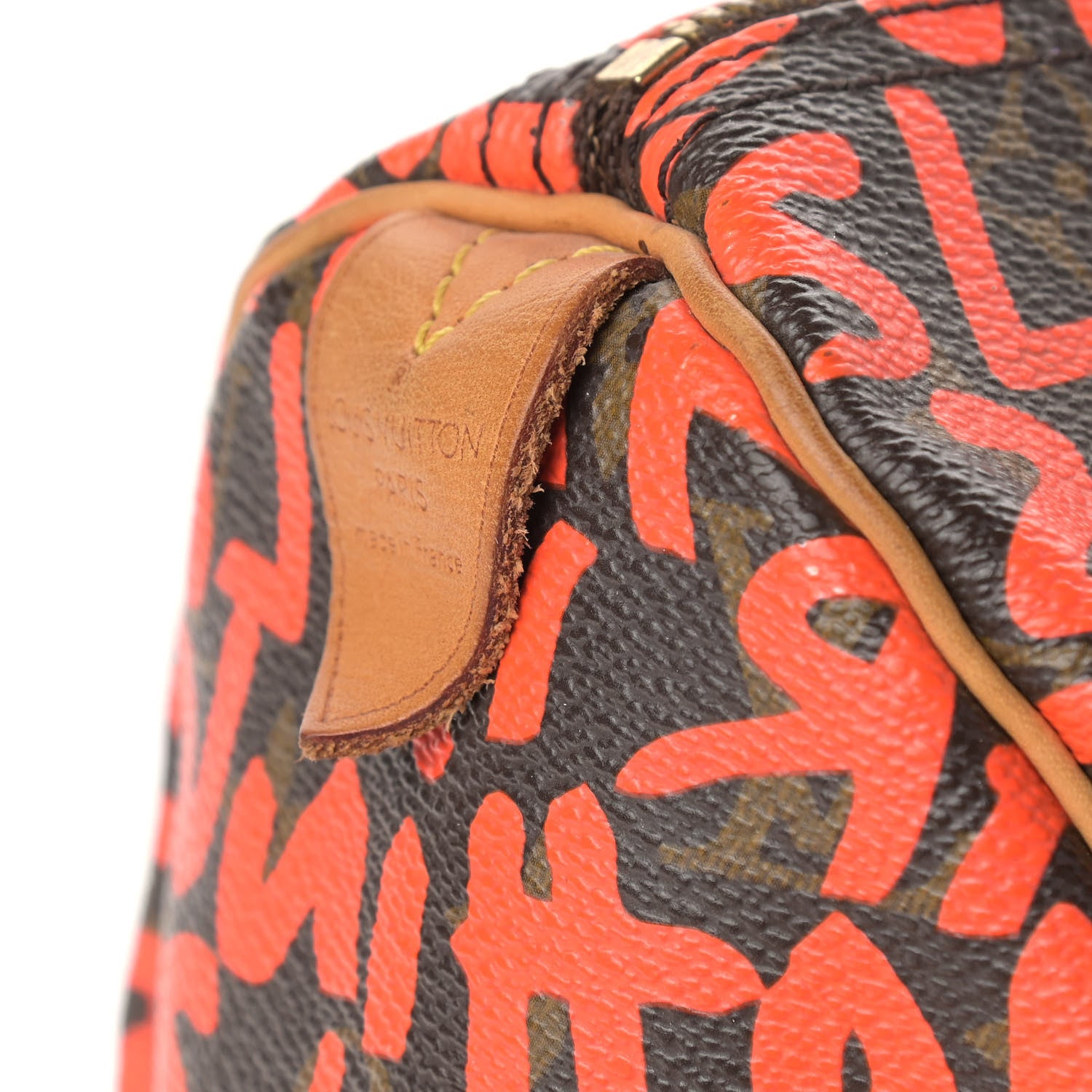 Louis Vuitton Monogram Graffiti Speedy 30 Orange 14 of 21