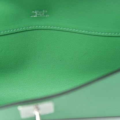Hermes Swift Kelly Cut Clutch Pochette Bambou 8 of 9