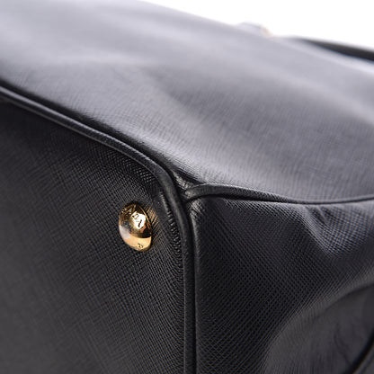 Prada Saffiano Large Galleria Double Zip Tote Black 17 of 20