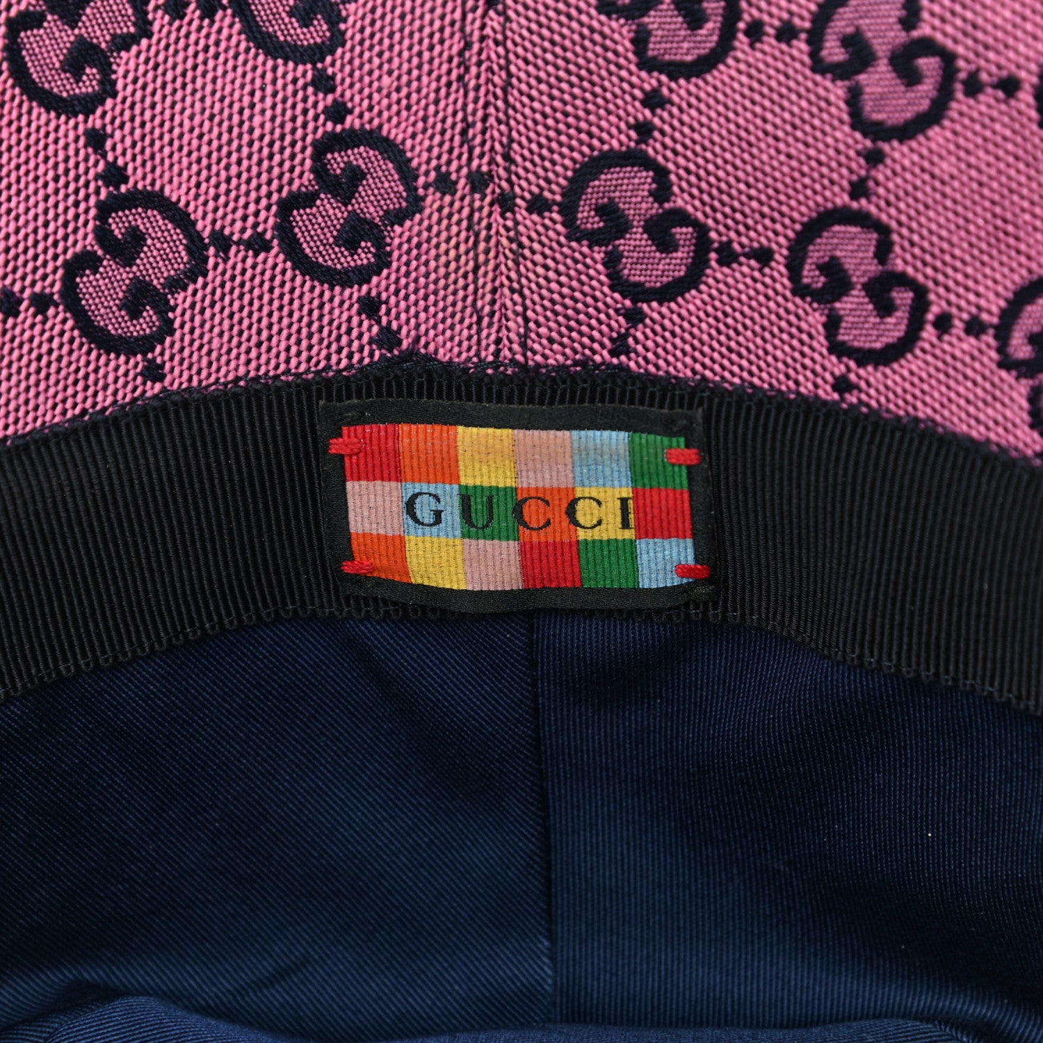 Gucci Canvas GG Monogram Bucket Hat XL Pink 6 of 7