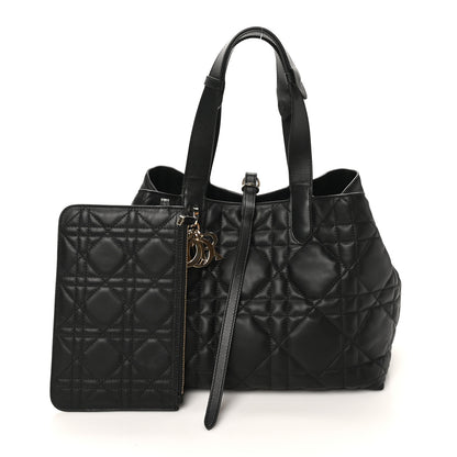 Christian Dior Calfskin Macrocannage Medium Toujours Black 2 of 10
