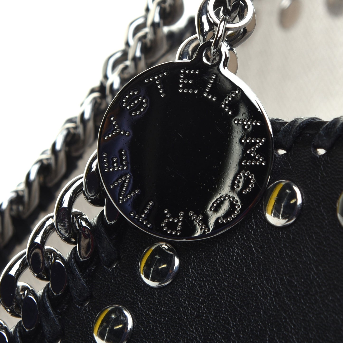 Alter Nappa Studded Dual Falabella Tote Black
