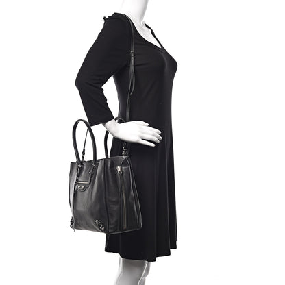 Balenciaga Veau Papier B4 Zip Around Tote Black 2 of 9