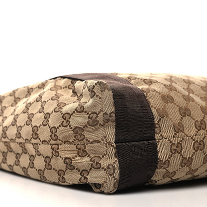 Gucci GG Monogram Medium Handle Vertical Tote Bag Dark Brown 9 of 10