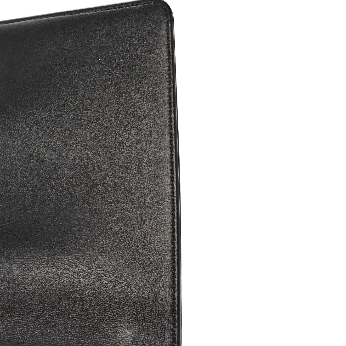 Calfskin Chevron Quilted Medium Boy Flap Black