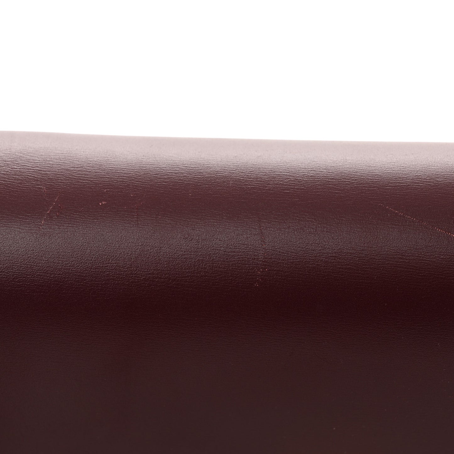 Box Calfskin Medium Classic Box Flap Bag Burgundy