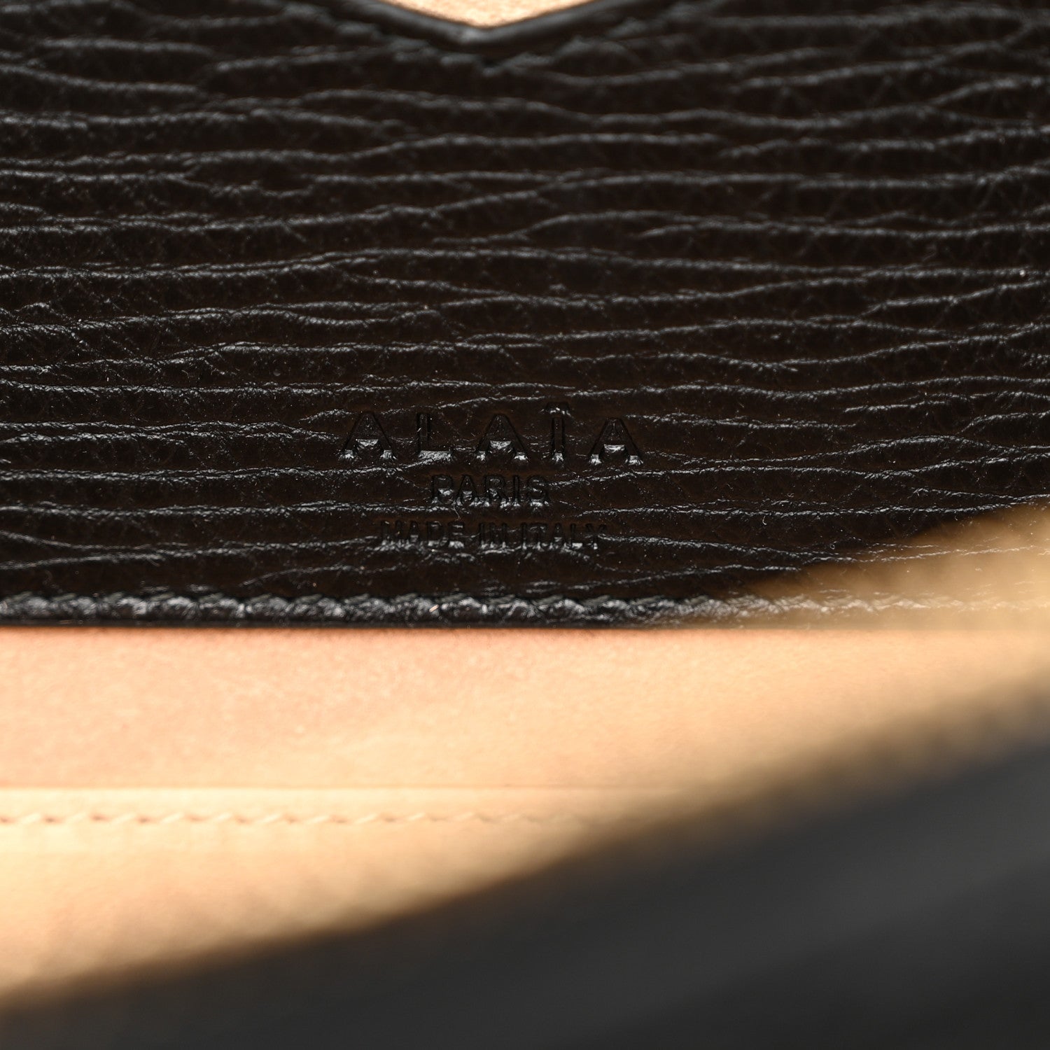 Alaia Goatskin Medium Le Teckel Bag Black 6 of 9