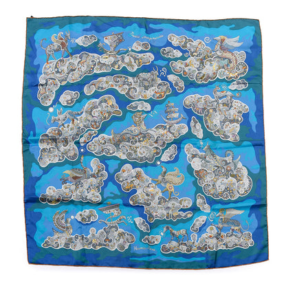 Hermes Silk Nuees Imaginaires Scarf 90 1 of 5